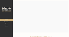 Desktop Screenshot of knightlite.no